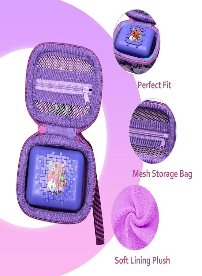 XANAD Carrying Case Compatible with Bitzee Interactive Toy Digital Pet, Protective Storage Holder for Bitzee Virtual Electronic Pets Accessories Purple - Image 2